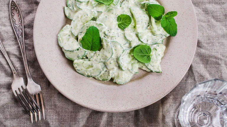 Image of Cucumbers in True Lemon Cream Sauce