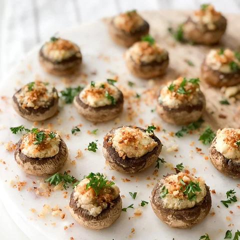 Image of Garlic Stuffed Mushrooms