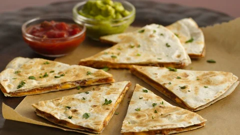 Image of PEACH & CORN QUESADILLA