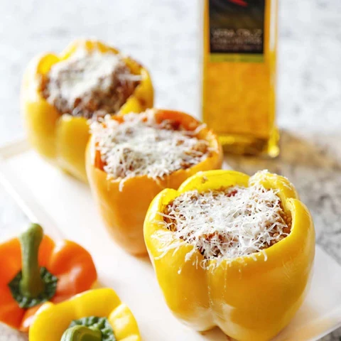 Image of MEXICAN QUINOA STUFFED PEPPERS
