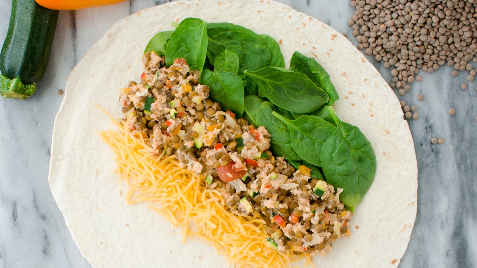 Image of Easy Breakfast Burritos with Lentils 