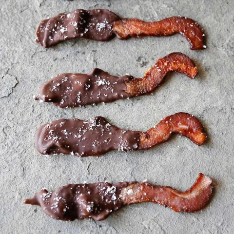 Image of SWEET & SALTY CHOCOLATE DIPPED BACON