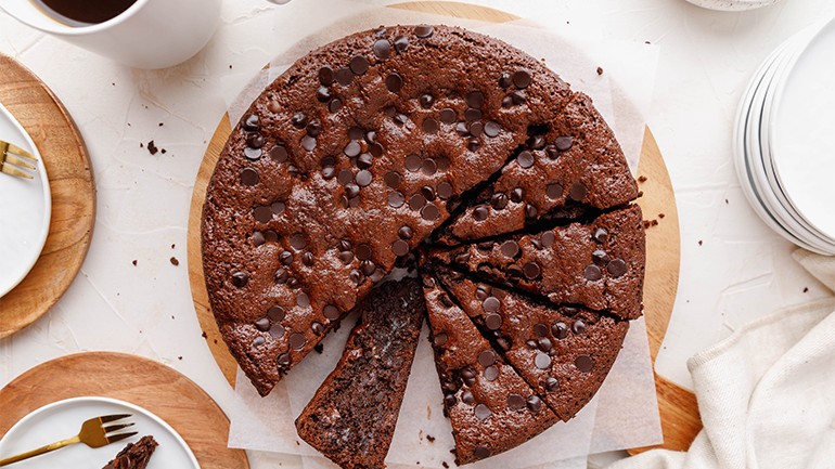 Image of Coffee Brownie Torte Recipe