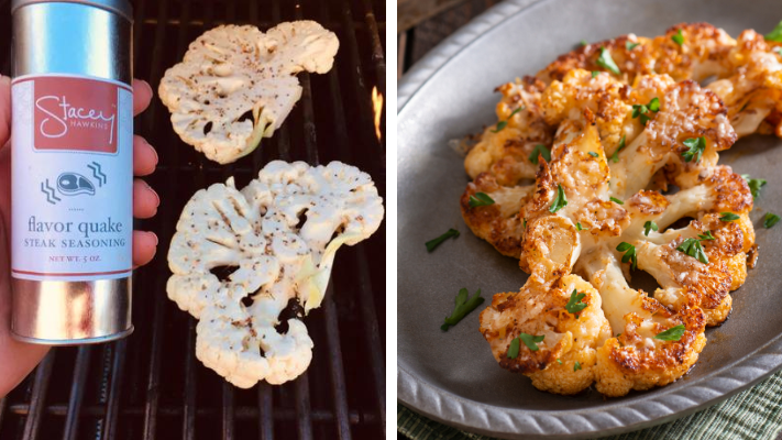 Image of Char Grilled Cauliflower Steaks