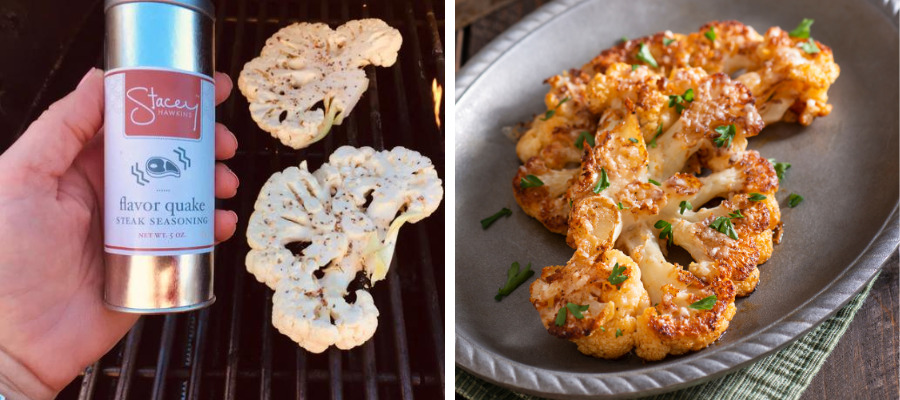 Char Grilled Cauliflower Steaks