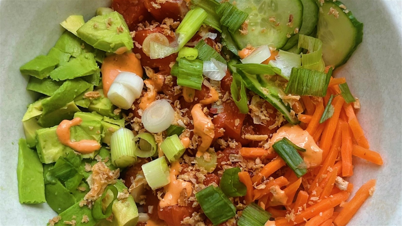 Image of Half Baked Harvest's Spicy Salmon Poke Bowl