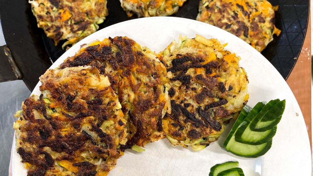 Image of Kohlrabi Tofu Küchlein