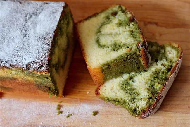 Image of Keto Matcha Swirl Cake
