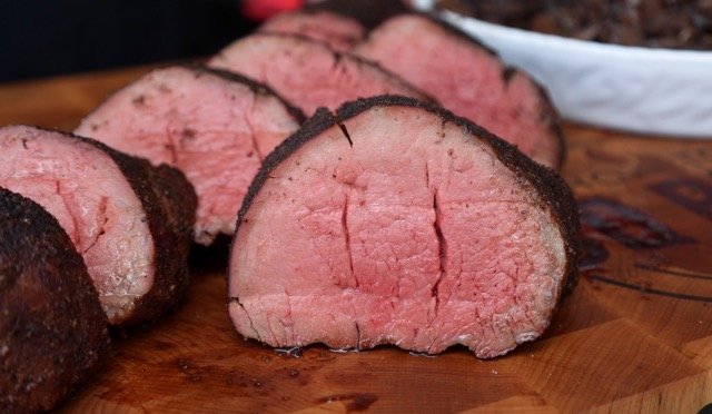 Image of Slice the tenderloin into desired thickness and serve.