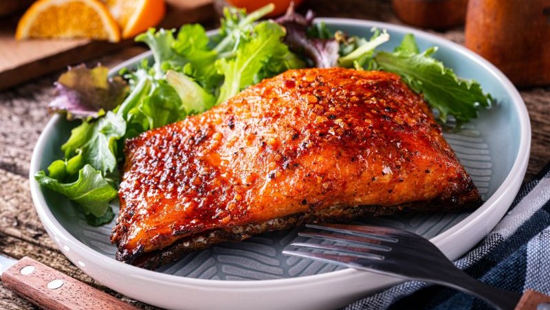 Image of Bourbon-Glazed Salmon