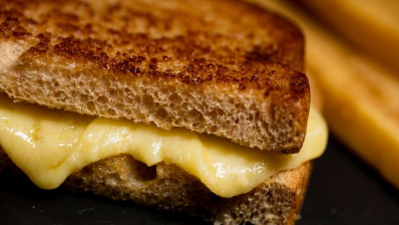 Image of Grilled Cheese With Bourbon Melted Onions