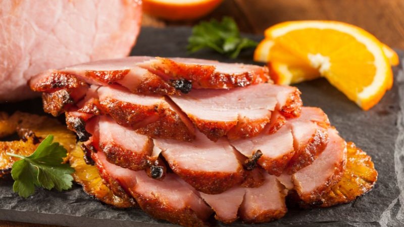 Image of Honey-Bourbon-Glazed Ham