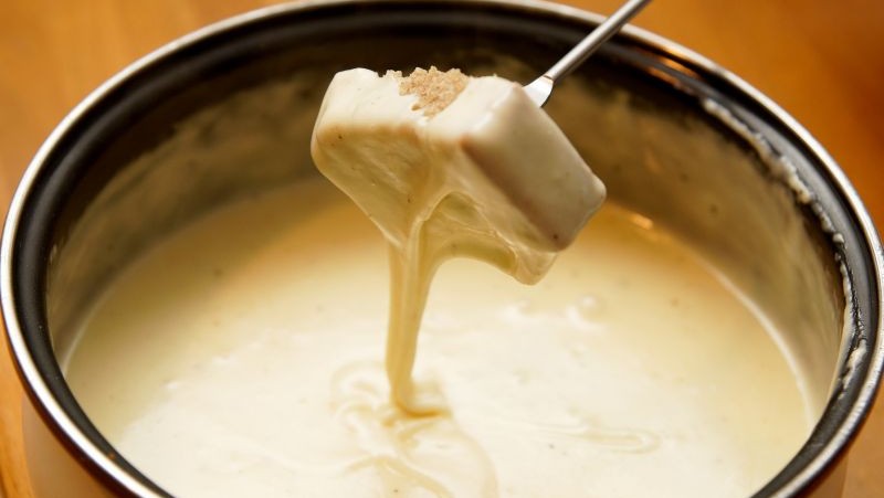 Image of Cheese Fondue With Beer & Bourbon