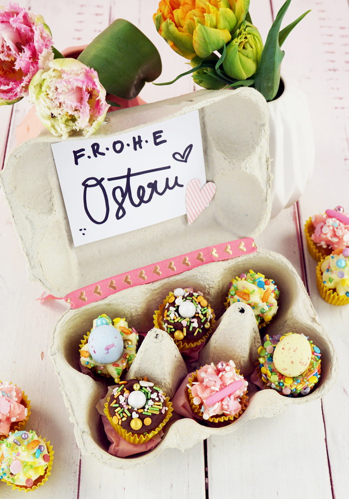 Mini-Cupcakes in Eierschale