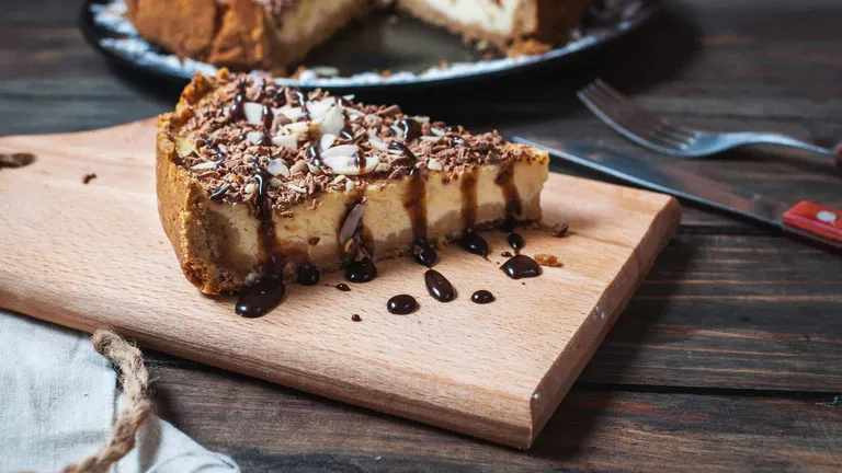 True Lime Creme Brulee Pie with Toffee Topping