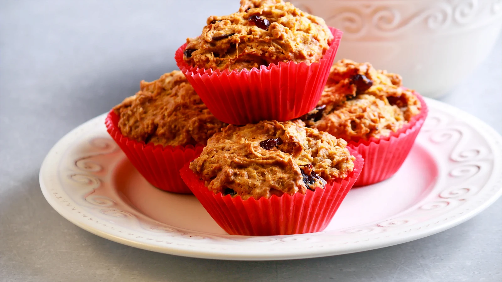 Image of True Orange Ginger Cranberry Walnut Muffins