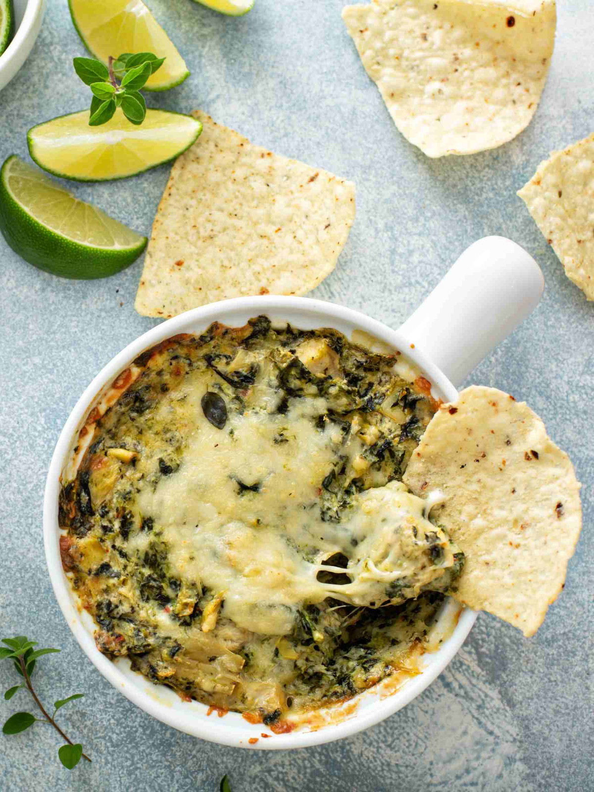 Kitcheneez Chilled Spinach dip or Warmed Spinach Artichoke dip
