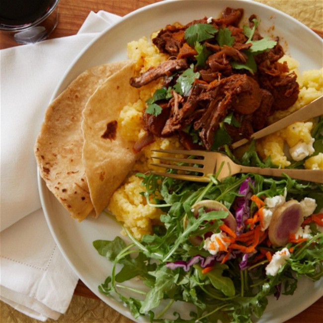 Image of Slow Cooker Tomato Braised Pot Roast Recipe