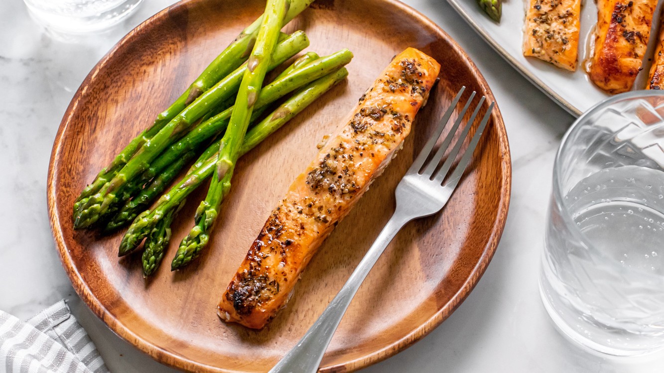 Image of Air Fried Garlic Butter Salmon