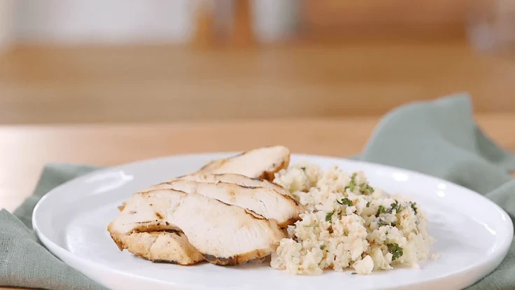 Image of True Lime Grilled Chicken with Coconut-True Lime Cauliflower Rice
