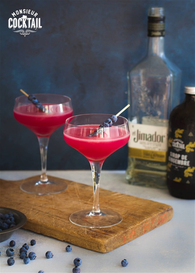 Image of Margarita aux bleuets faible en sucre