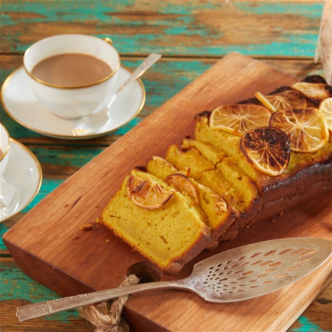 Image of Turmeric Lemon Tea Cake Recipe