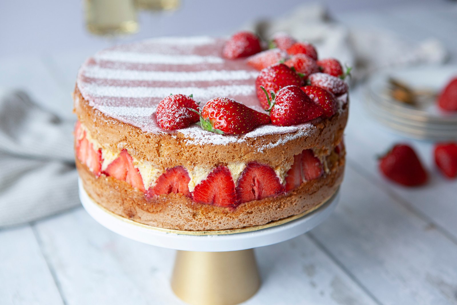Fraisier Cake – Here's the Dish