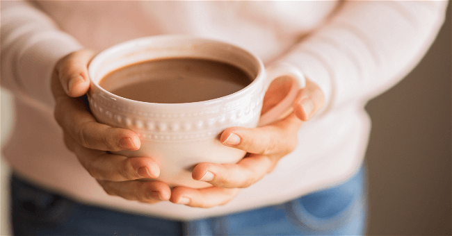 Image of Dreamy Cocoa Flower Milk