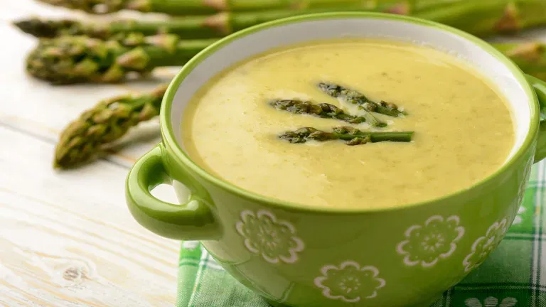 Diane Henderiks' Velvet Asparagus & Leek Soup