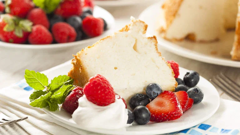 Easy Double Duty Angel Food Cake