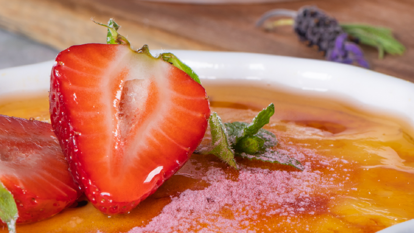 Image of Strawberry Sugar Creme Brulee Topping