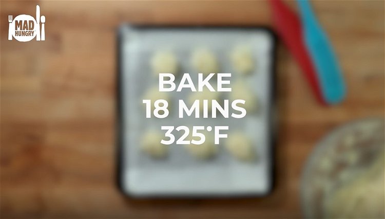 Image of Bake macaroons for 18 to 20 minutes, rotating after 12...