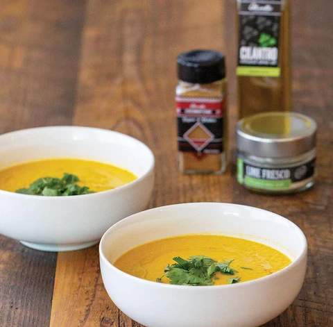 Image of COCONUT CHAI CARROT SOUP