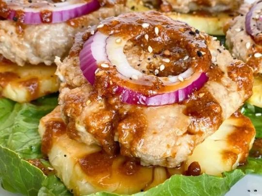 Image of Teriyaki Chicken Burgers