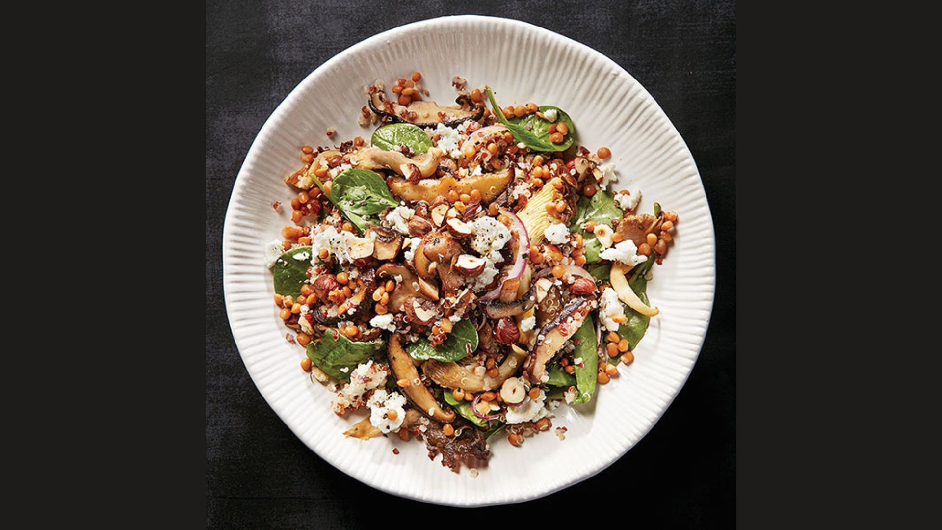 Image of Tuck's Summer Farro Salad with Goat Cheese & Arugula 