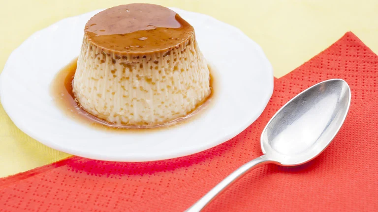 Image of Flan with True Lemon