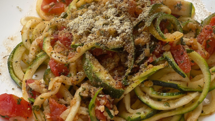 Image of Truffle & Garlic Zucchini Noodles