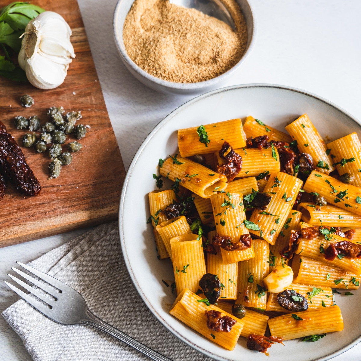 Pasta alla Siciliana - Pasta nach sizilianischer Art