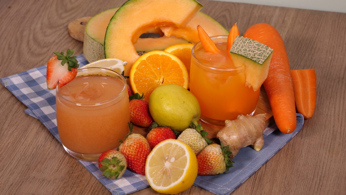 Fresh Cantaloupe Drinks
