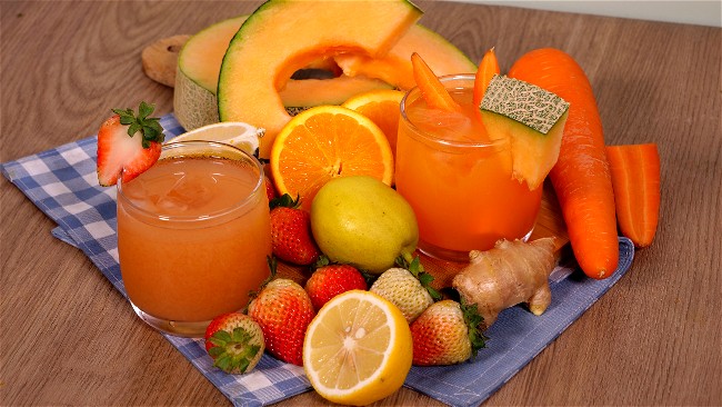 Image of Fresh Cantaloupe Drinks