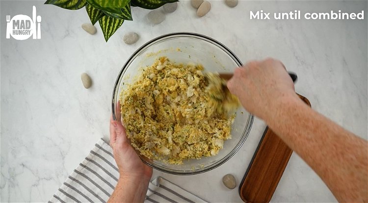 Image of In a mixing bowl, combine mustard, mayonnaise, garlic powder, old...