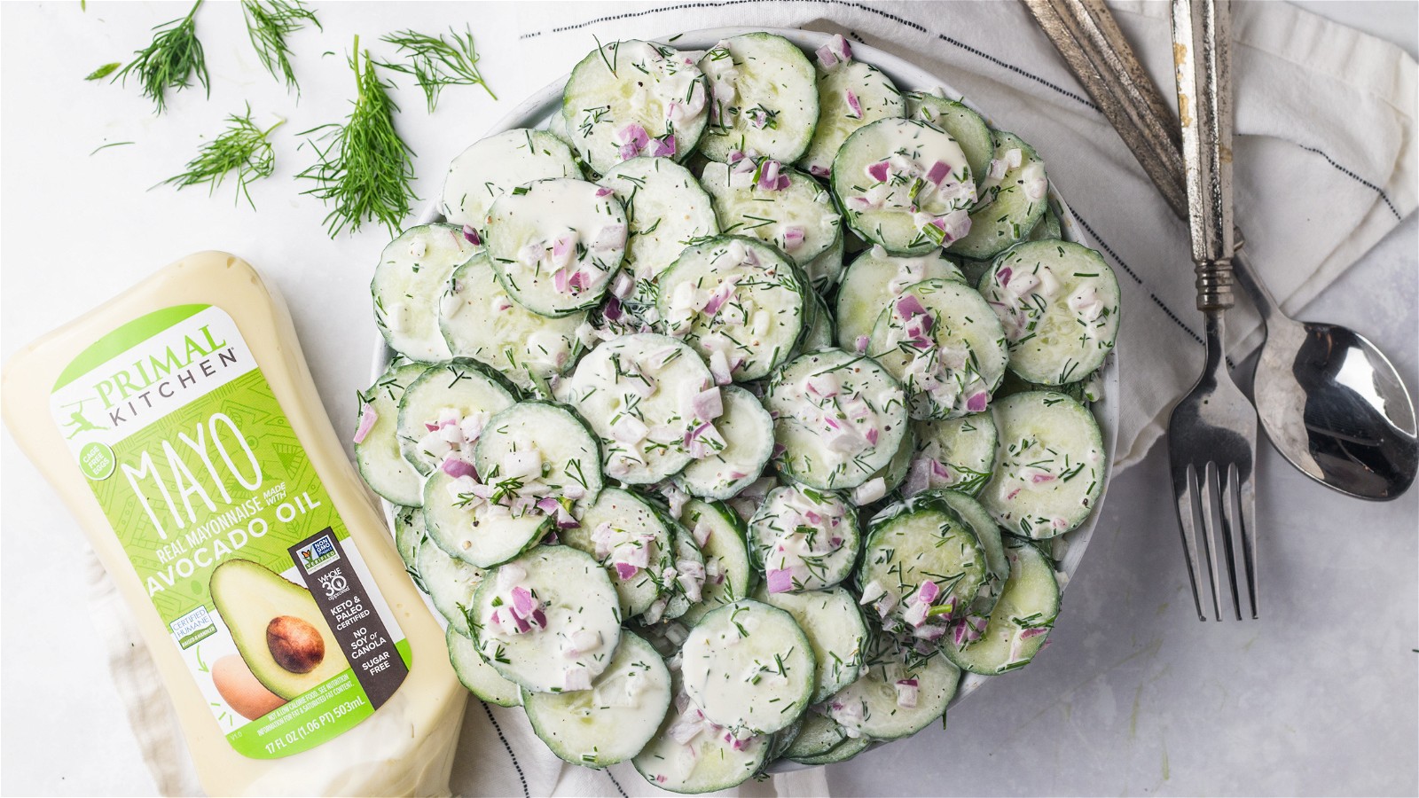 Image of Creamy Cucumber Salad