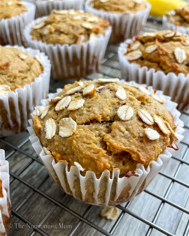 Image of Banana Oat Protein Muffins (Low Fat)