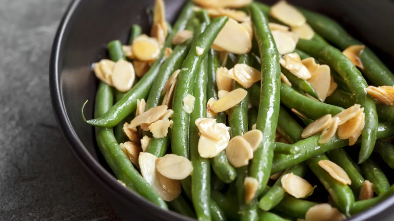 Image of Green Beans With Almonds and Lemon Brown Butter