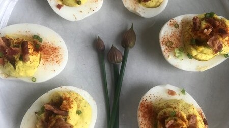 Image of Deviled Eggs with Milk Thistle Oil