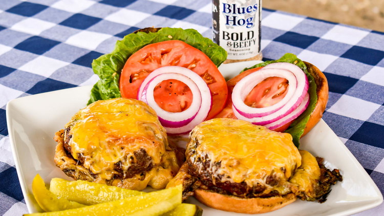 Image of Transfer to to bottom buns and top with lettuce, tomato, onion, and your favorite burger toppings!