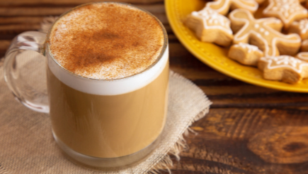 Image of Gingerbread Spiced Mocha Latte