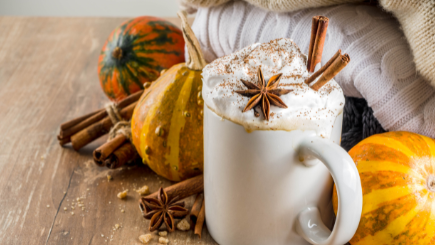 Image of White Chocolate Pumpkin Spice Latte
