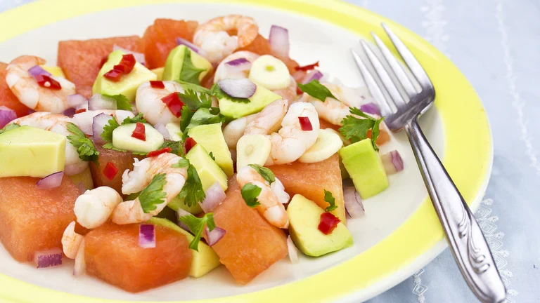 Image of Thai Salad With Sweet & Spicy Shrimp