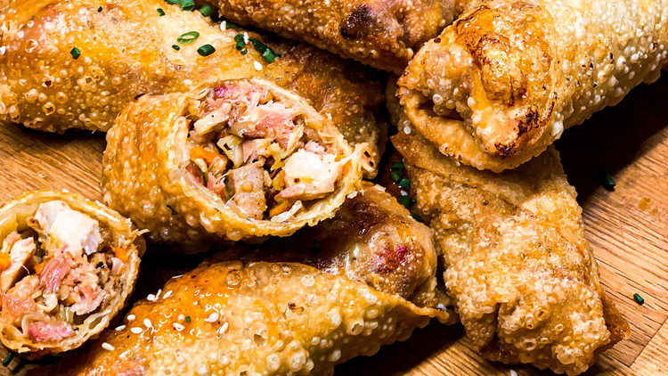Image of Serve alongside dipping sauce and enjoy. 